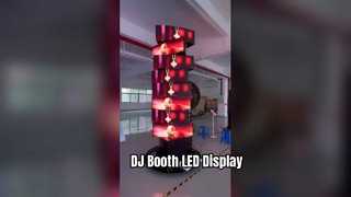 Dönen kare Sütun # Kinetik LED duvar # Mekanik LED Ekran # AVOE LED Art LED ekran