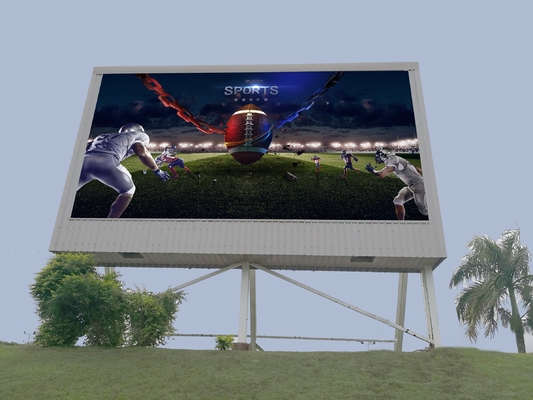 Adjustable Brightness P8 LED stadium display Large Viewing Angle IP43 Level stadium led signs