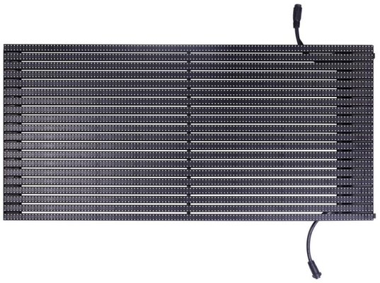 Programmable Outdoor Led Curtain Display , Flexible Led Video Screen