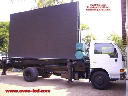P16mm 2R1G1B Mobile Truck LED Display Portable Led Signs Super Slim