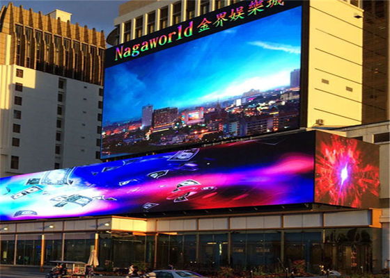 P6mm Outdoor Fixed LED Display 192*192mm Module For Government / Schools Better Viewing Effect