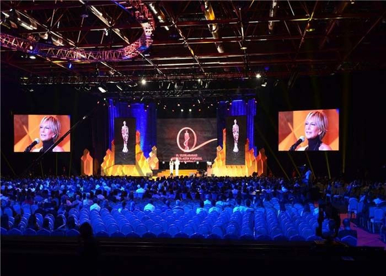 P3.91 Full HD Hanging LED Display / Led Video Panel Rental 1/16 Scan 2880Hz Refresh Frequency