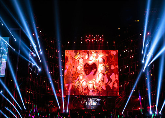 Light Weight Stage Rental LED Display P6.67mm Cabinet Dimension 640mmx640mm