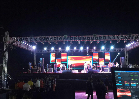 Light Weight Stage Rental LED Display P6.67mm Cabinet Dimension 640mmx640mm