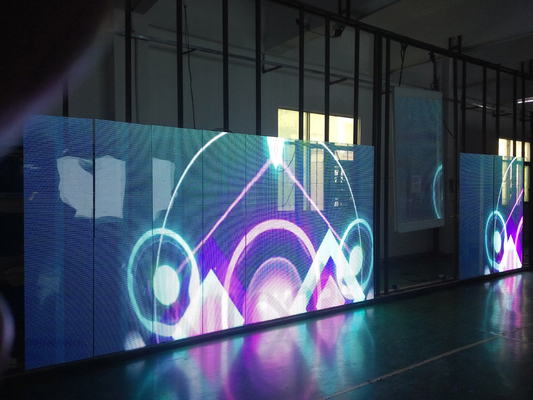 80% Transparency Led Mesh Screen , Transparent Led Curtain Display For Chain Stores