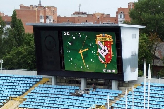 Adjustable Brightness P8 LED stadium display Large Viewing Angle IP43 Level stadium led signs