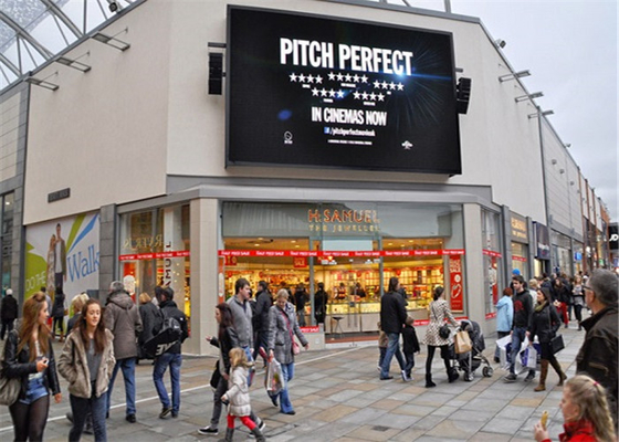 SMD3535 P10 6500cd/sqm LED Advertising Screens For Train Station