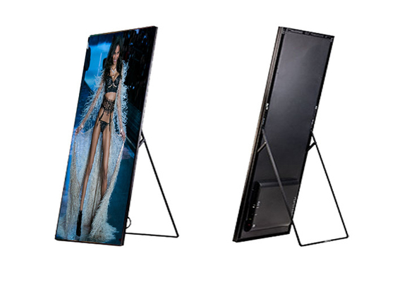 P2 LED Poster Display 3840Hz 4G/WiFi Control brightness1000cd mirror led display
