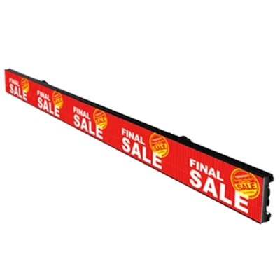 600cd/M2 P2 LED Shelf Digital Signage 896*64mm For Retail Shop