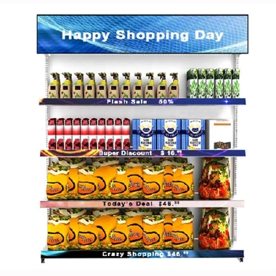 800cd/Sqm Shelf GOB LED Screen Signage SMD1515 P1.875 3840Hz Refresh Rate