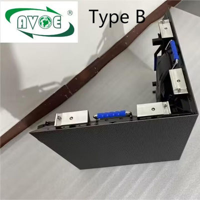 B Tipi P2.976 Dışarıda Kiralık LED Ekran SMD1415 Küp Ekran Eğri Dolaplar