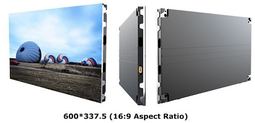 600*337.5mm İç mekan LED panelli HD 4K COB P0.9/P1.25 LED Video duvarı kilise için