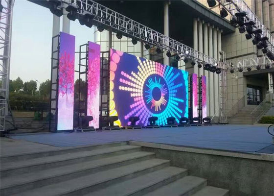 Brightness Adjustable P8mm Stage Rental LED Display Led Stage Screen 320*160mm SMD3535
